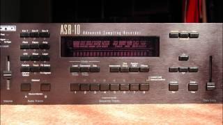 Ensoniq ASR-10 synthesizing organ sounds HD