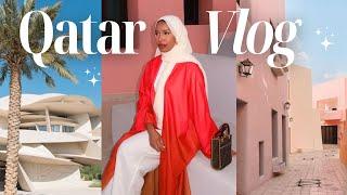 QATAR TRAVEL VLOG  Exploring Doha Luxury Mall Shopping Art Museums + More Ep.1  فلوق قطَر