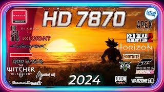 ⭕AMD HD 7870 in 15 Games  Gaming in 2024