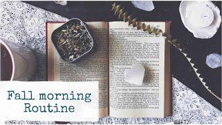 A Relaxing Fall Morning Routine  Self-care + Skin-care