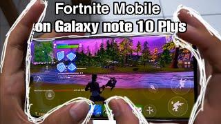 FORTNITE Mobile on Galaxy Note 10 Plus - Full Gameplay 60 FPS