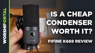 Is a Cheap Condenser Mic Worth it?  Fifine K669 Review