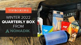 One Heck of a Bag  Unboxing the QUARTERLY Box from Nomadik - Winter 2022