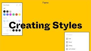 Figma Tutorial Creating Styles