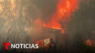 El calor provoca ciudades desiertas e incendios en zonas rurales  Noticias Telemundo