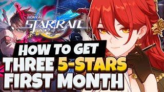 HOW TO GET UP TO THREE 5-STARS IN FIRST MONTH OF HONKAI STAR RAIl?