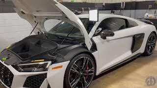 Audi R8 Paintlless Dent Repair   Dentless Touch Chicago