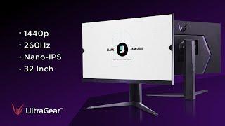 32 inch 1440p eSportsCreative monitor - LG UltraGear 32GQ850-B