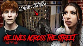IS HIS APARTMENT HAUNTED BY GHOSTS OF THE CECIL HOTEL? w Peet Montzingo