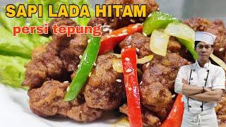 Sapi lada hitam persi tepung  Chinese food style  ala nanang kitchen