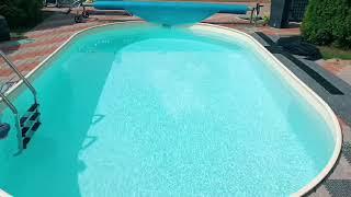 Чешский стальной морозостойкий бассейн Ibiza. Цвет чаши Мальдивы