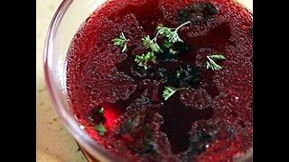 Come fare il borscht polacco - videoricette di zuppe di barbabietole