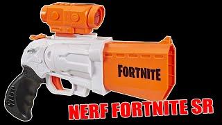 NERF FORTNITE SR BLASTER Vorstellung + Schusstest  dertestmichel