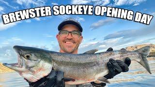 Brewster Pool Sockeye Salmon Opening Day Hot Bite & A Lost Rod & Reel