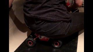 Girl butt crushing BUGGY RC CAR and DOLL working email in description