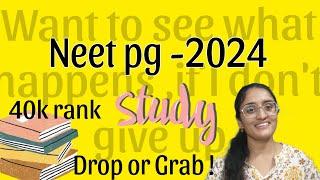 lets talk  40k Rank Dropping grabbing Neet pg -2025  Feeling depressed  Talk it out #neetpg