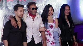 Tiger Shroffs Family At Baaghi 2 Premiere  Jackie Shroff Krishna Shroff Ayesha Shroff