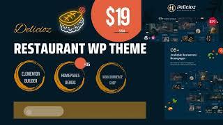 Delicioz Video Introduction - Restaurant WordPress Theme For Any Restaurant Websites - Themelexus