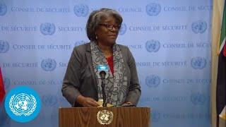 USA on the Commission on the Status of Women CSW - Security Council Media Stakeout