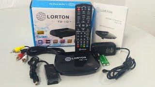 DVB-T2 тюнер Т2 Lorton T2-10 HD видео обзор распаковка