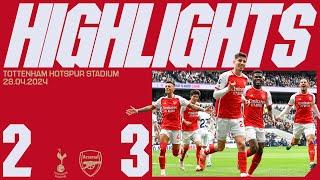 HIGHLIGHTS  Tottenham Hotspur vs Arsenal 2-3  Saka Havertz  Derby day delight