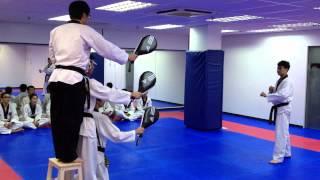 Hankuk Taekwondo Singapore - 540 Degree Triple Kick