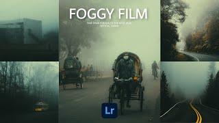 Premium Foggy Film Lightroom Preset Free Download  Moody Foggy Preset