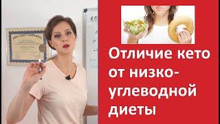 Чем кето отличается от низкоуглеводной диеты