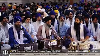 Vancouver Akj Samagam 2022 II Bhai Manpreet Singh Ji Kanpuri