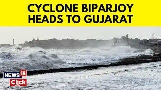 Cyclone Biparjoy Latest News  Red Alert Thousands Evacuated As Biparjoy Heads To Gujarat  News18