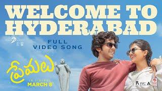 Welcome To Hyderabad Video Song  Premalu Telugu Movie  Naslen  Mamitha  Girish AD SS Karthikeya