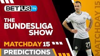 Bundesliga Picks Matchday 15  Bundesliga Odds Soccer Predictions & Free Tips