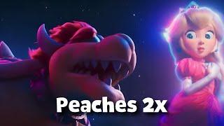 Bowser’s Song but every time he says “Peaches” it gets Faster