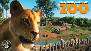 Building a Realistic Lion Habitat in Franchise Mode  San Bernardino Zoo  Planet Zoo