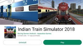 Indian Train Simulator 2018 Download 2022 ll Indian Train Simulator 2018 New Update