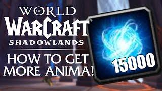 ANIMA FARMING How to Increase your Daily Anima  Shadowlands