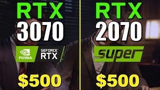 RTX 3070 vs. RTX 2070 Super  Test in 8 Games