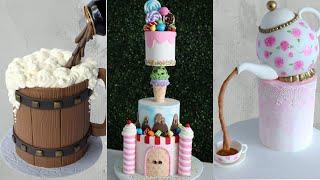 Amazing Gravity Defying CAKES Compilation  The Lovely Baker