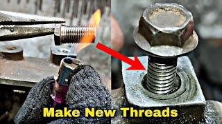 How to repair bolt slip threads easily  Zimbiker