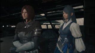 FINAL FANTASY 16 Choose Jill or Tarja to help Clive in the market - Both choices