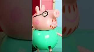 Peppa Pig sucht die fehlenden Schlüssel von Daddy Pig Spielzeugvideos für Kleinkinder und Kinder 