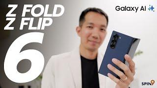 spin9 รีวิว Samsung Galaxy Z Fold6 และ Z Flip6 — จอพับ ดีไซน์ใหม่ พร้อม AI แบบจัดเต็ม