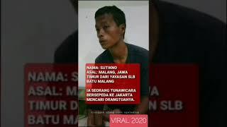 Sutikno pria tuna rungu wicara asal Malang kembali viral 2021 saat beli hape untuk anaknya