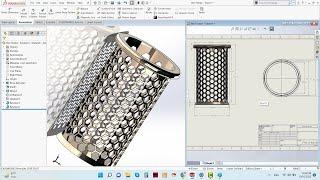 Solidwork Pen Holder Design Tutorial for Beginners