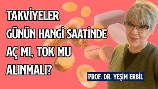 Takviyeler Günün Hangi Saatinde Kullanılmalı?  Aç Mı Tok Mu Alınmalı?