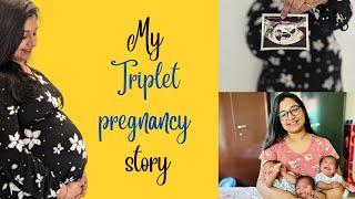 My Triplet Pregnancy story  My Spontaneous Triplets pregnancy timeline