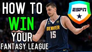 NBA Fantasy Basketball How to WIN your Fantasy League  6 Tips to Win Your Leagues 2023-24