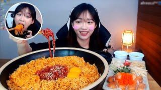 올릴까 말까 100번은 고민한 실패영상.. 육회비빔면 먹방Mukbang Eating Show