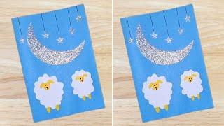 How to Make Eid ul Adha Card With Paper  Eid ul Adha Card idea  Easy Handmade Eid Card 2024