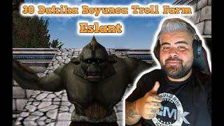 30 Dakika Boyunca Troll Farm - Mage -  Eslant  - Knight Online Zero - Güncel 2023 Ekim